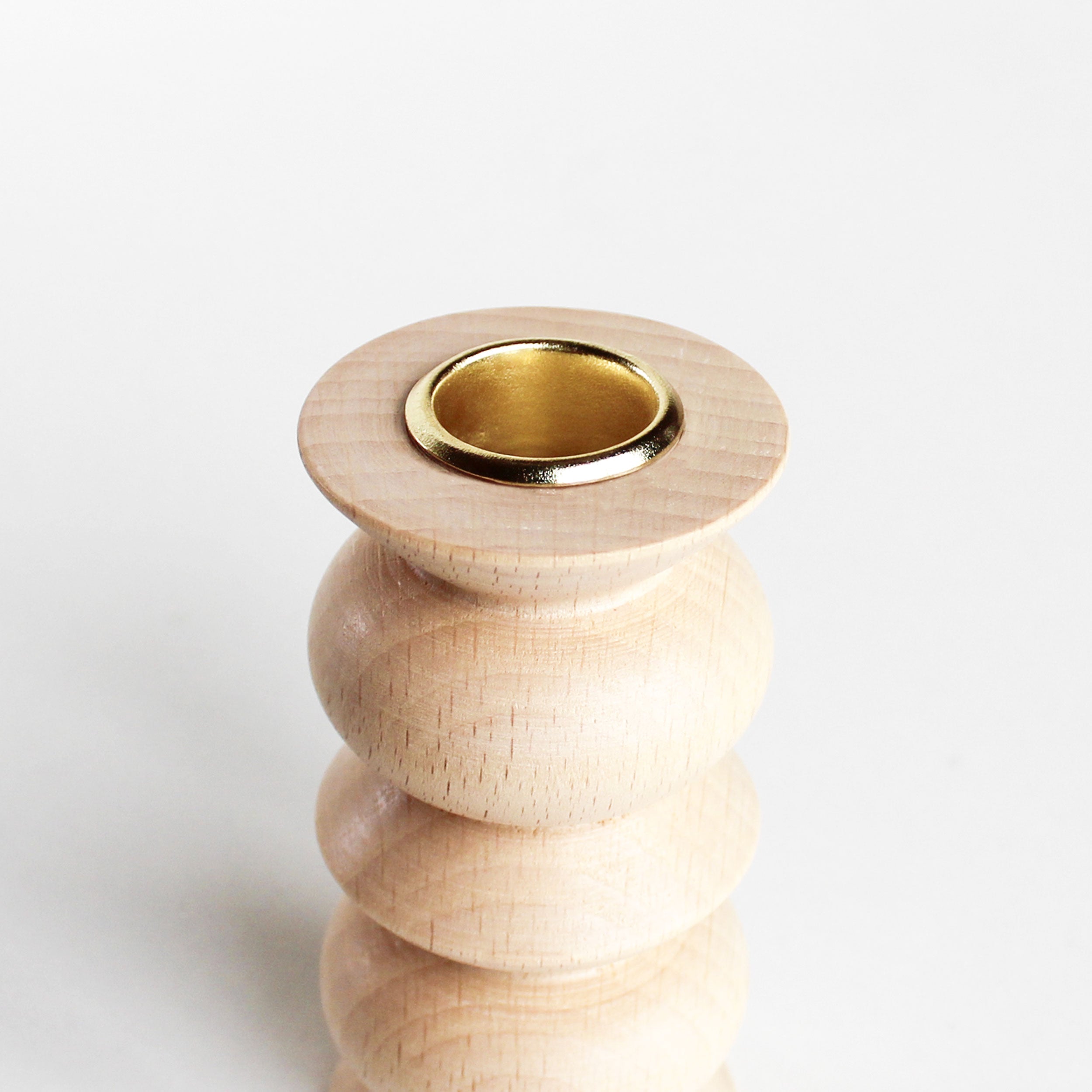 Totem Wooden Candle Holder - Tall No. 5
