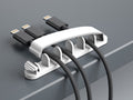 Techancy Cable Organizer, TZ6291, 3 Pack, Easy Open and Close for Cable Storage, White