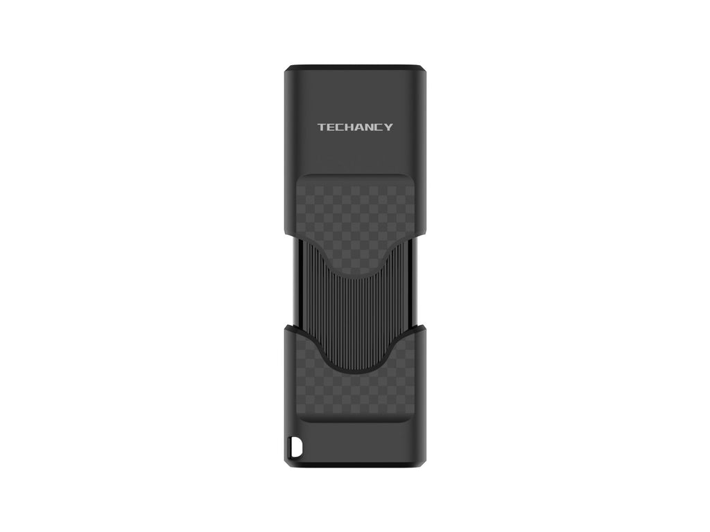 Techancy USB Flash Drive 128GB Black LB2901, USB 2.0, Compatible with PC/Mobile/Mac, Secure File Storage