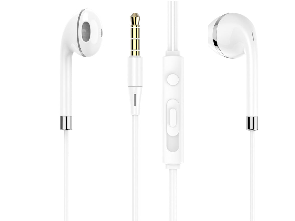 Techancy Wired Earphones TD8023, 3.5mm Jack, In-line Control, HD Microphone, 1.2m Cable