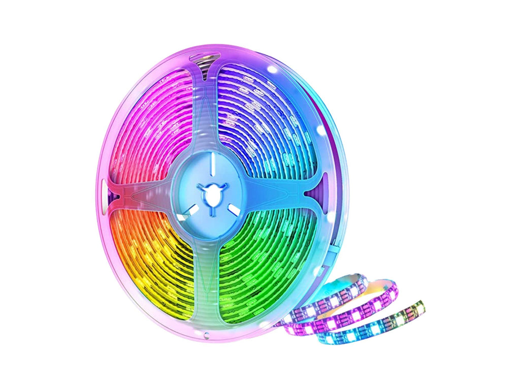 Techancy Led Strip 5m KR1501, 5v/Usb Power Supply With Wireless Control, RGB Multicolor Effect, Ip65 Waterproof